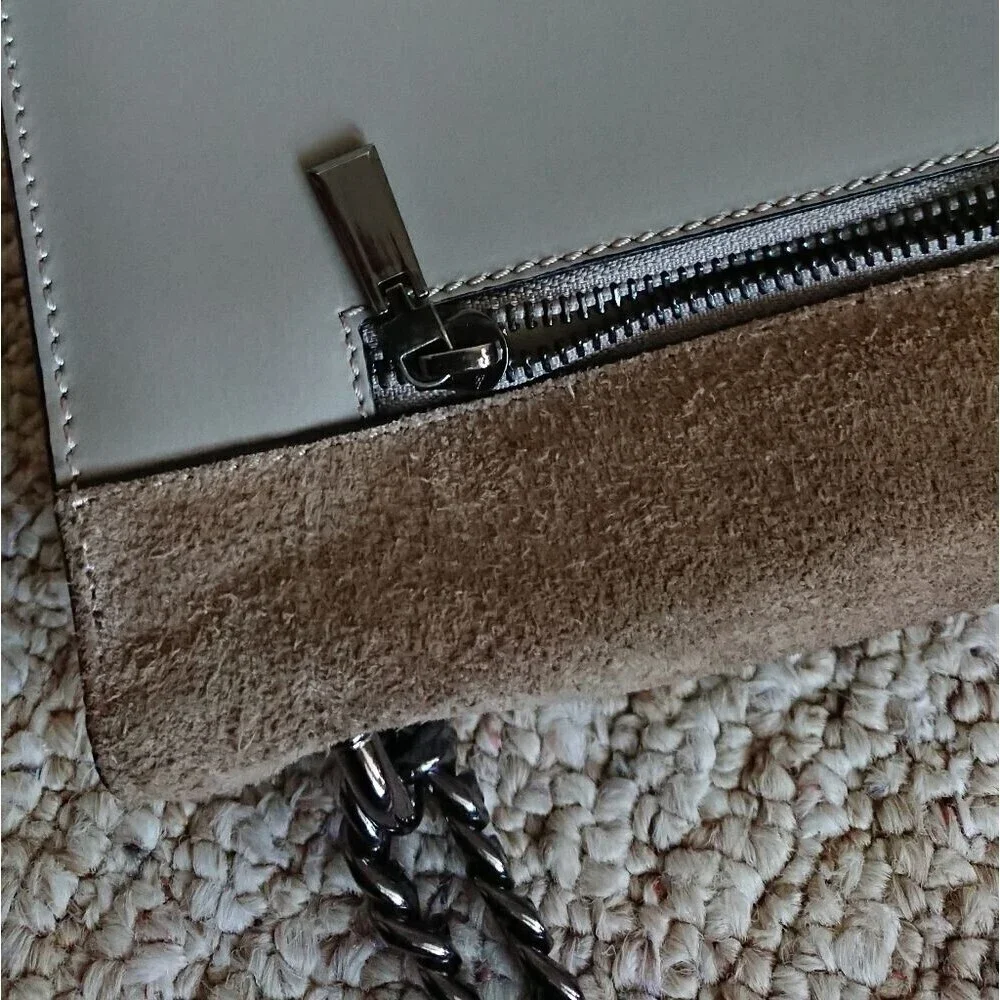 Borse In Pelle Genuine Leather & suede Italy bag